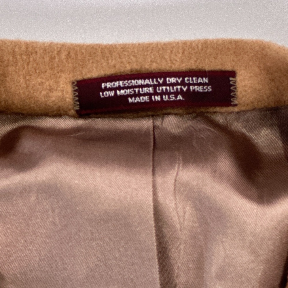 Evan Picone Men’s Camel Hair Sport Coat 44 Short USA - Picture 5 of 16